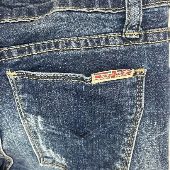 Hudson Jeans Distressed Girl’s Size 10 - Picture 4 of 7